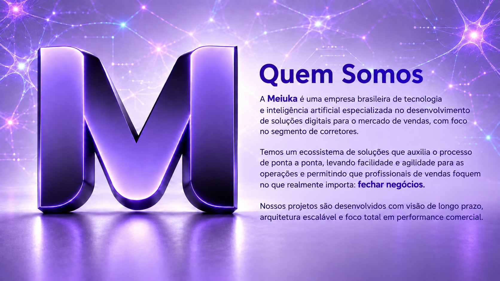 Símbolo M da Meiuka em três dimensões